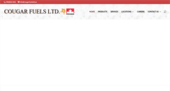 Desktop Screenshot of cougarfuelsltd.ca